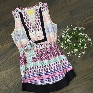 Anthropologie “Maeve” 100% silk top